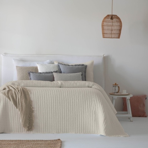 COLCHA IM BOUTI AZARA BEIGE FUN&DECO