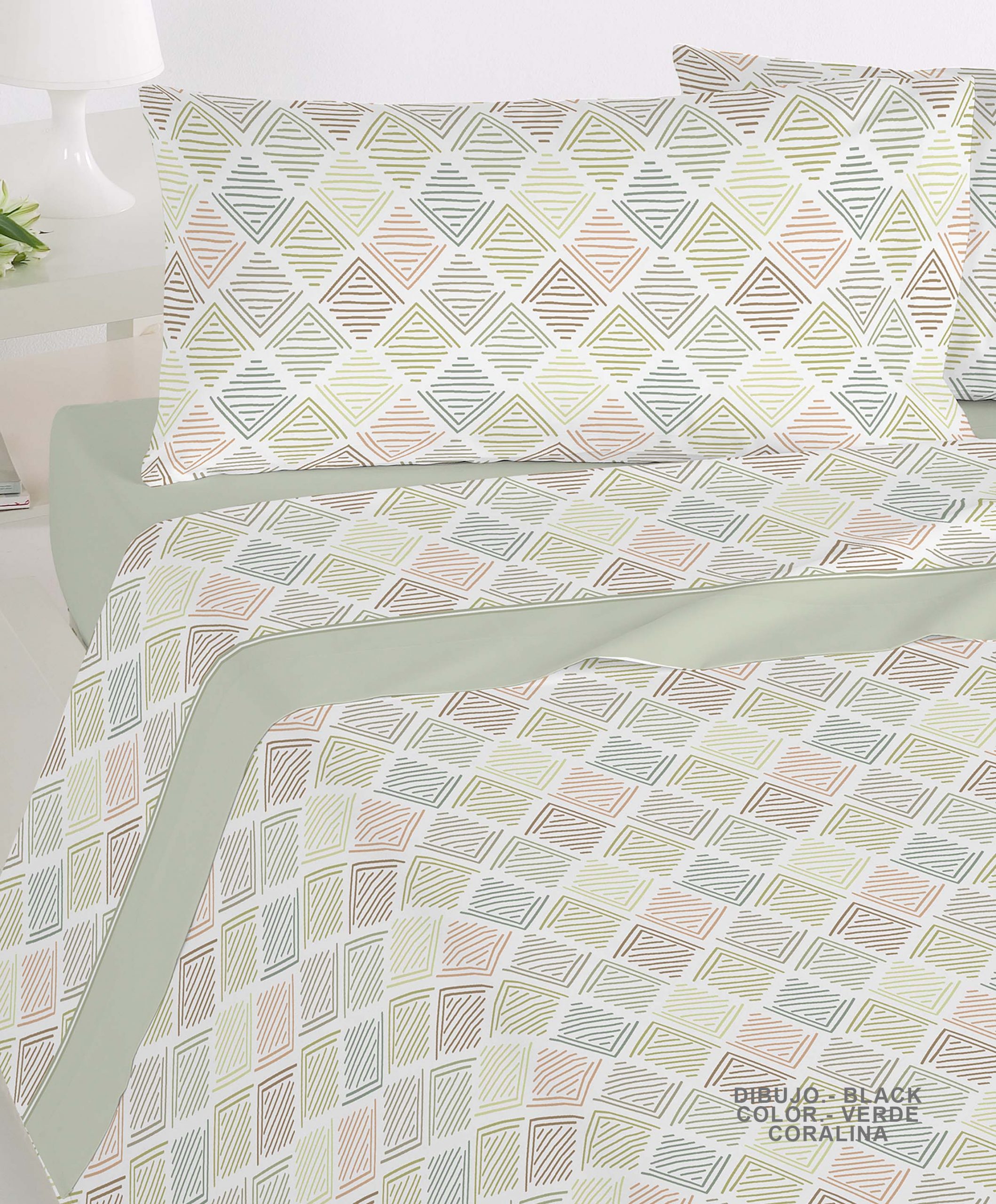 BLACK sábana verde sim copia