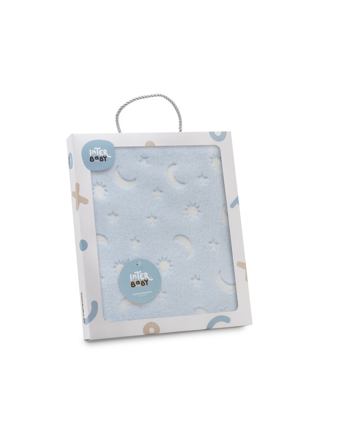 manta-grabada-luna-estrellas-421100985 azul